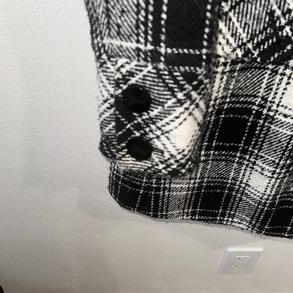 Guess Black and White Blazer Classic Wool Blend - Picture 4 of 7